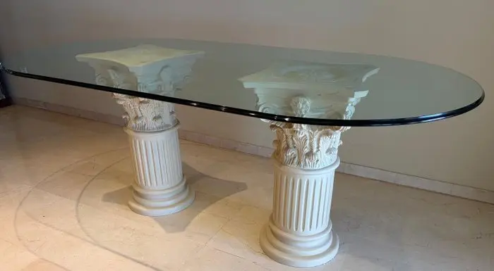 Dining table - Crystal, Resin - Neoclassical style