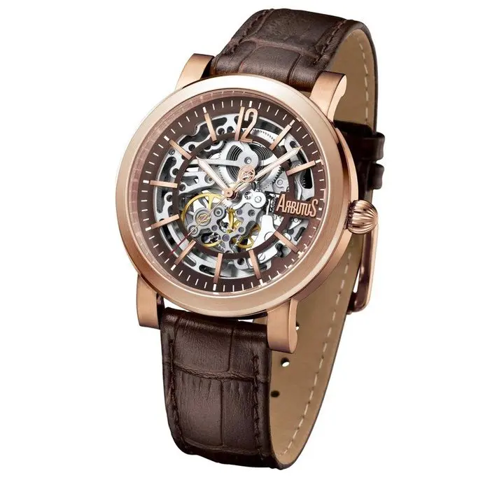 Arbutus - Automatic - Skeleton - Gold - Sapphire - NEW - Men - 2026
