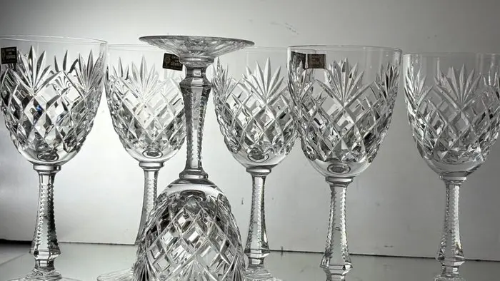 CRISTAL DE SEVRES water / wijnglazen - Drinking glass (6) - Glass
