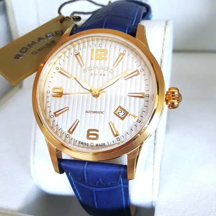 Romago - Swiss Automatic - 28 Jewels - Gold - NEW - Men - 2026