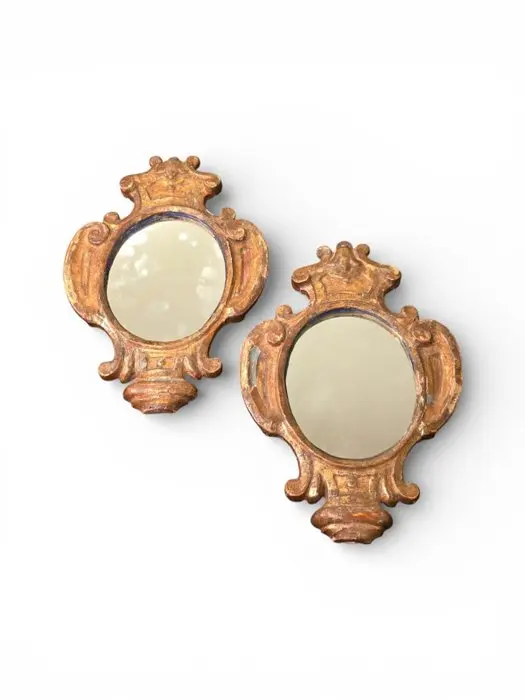Cornice (2) - Legno dorato - Antiche cornici