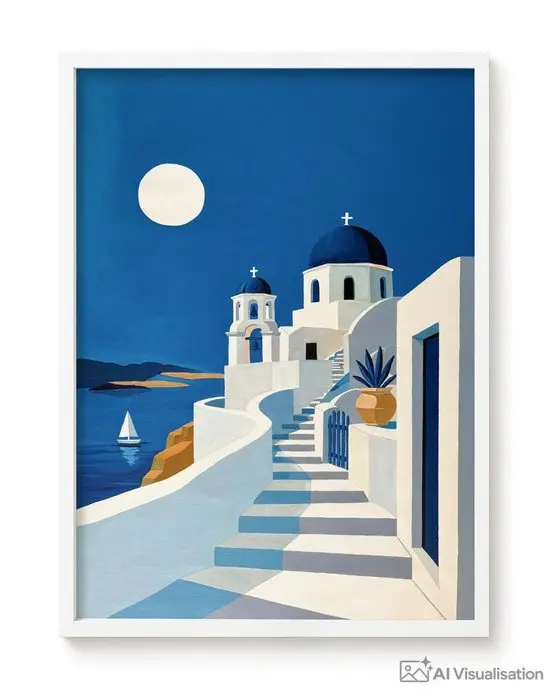 Nelson F. León - "Serenidad mediterránea" XL