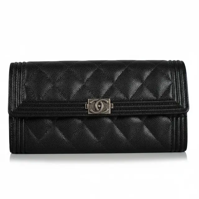 Chanel - Boy Long Flap Wallet - Wallet