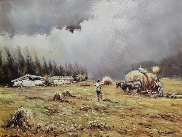 Inma Nicolau (1948) - El carro de heno