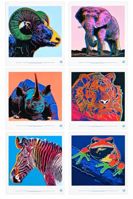 Andy Warhol (1928-1987) (after) - Endangered Species...