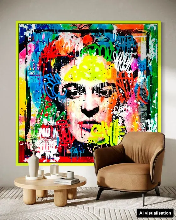 Mikko - Frida Kahlo Graffiti Tag - XL [Unq 1/1]