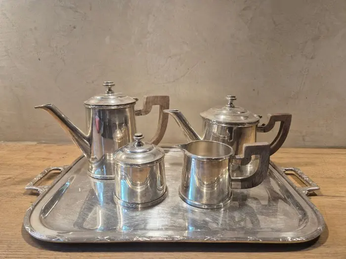 Elkington & Co. - Coffee and tea service (5) - Silverplated