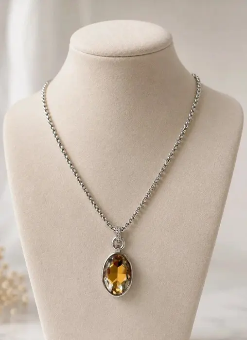 Dior - Synthetic gemstone - Metal - Necklace with pendant