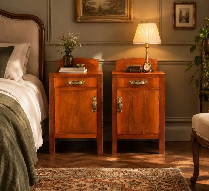 Nightstand (2) - Wood