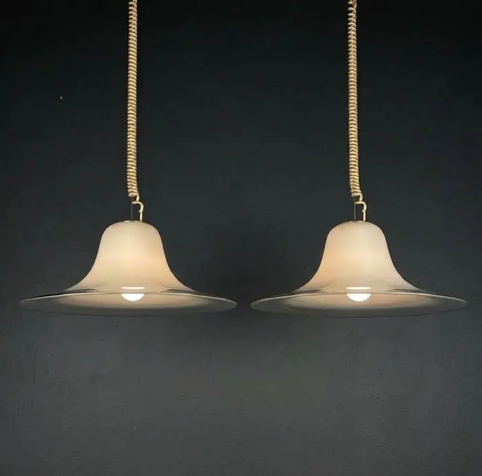 Leucos - Hanging lamp - Glass - Leucos chandelier