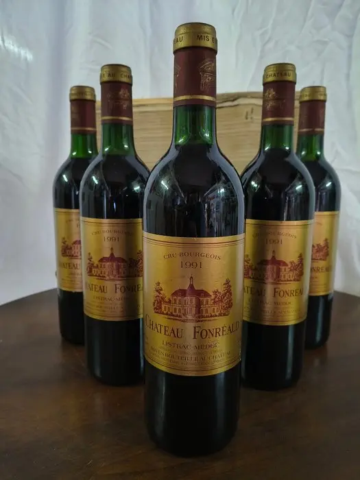 1991 Chateau Fonréaud - Listrac-Médoc Cru Bourgeois - 6 Bottles (0.75L)