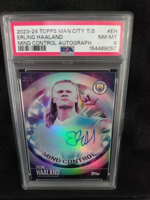 2023/24 Topps Erling Haaland Autographed card