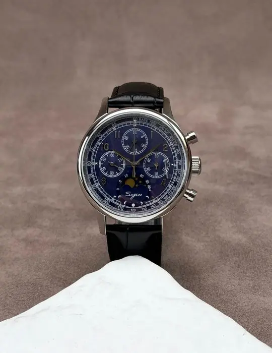 Sugess - Moonphase Master Mechanical Chronograph Date...