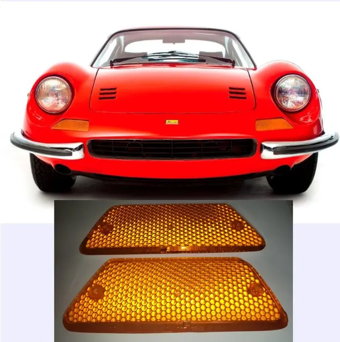 Ferrari Dino 246 Front Indicator lenses - Carello - Ferrari - Dino 246gt / 246 gts