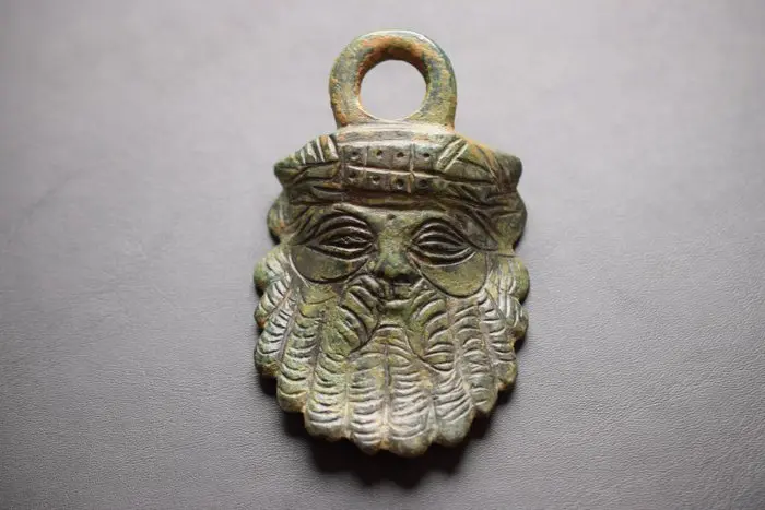 Ancient Roman, Empire Bronze Large Roman Bronze Attachment / Applique