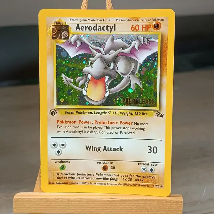 Pokémon - 1 Card - Aerodactyl first edition Prerelease...