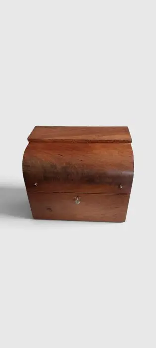 Letter box - 1930-1940 - walnut wood letter tray