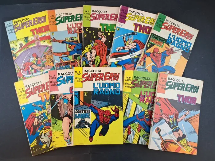 Raccolta Super Eroi Corno - 10 Comic - 1978/1980