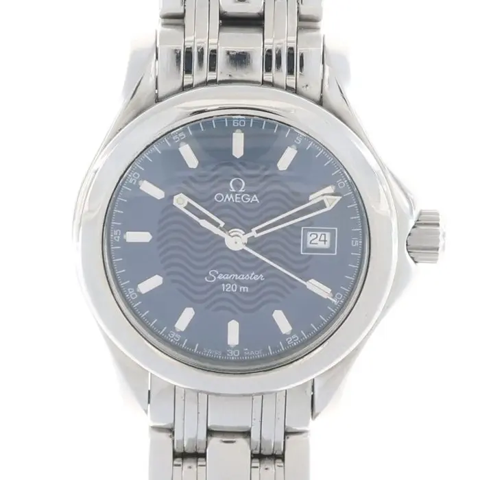 Omega - Seamaster 120M Quartz Lady "Wave Dial" - No...