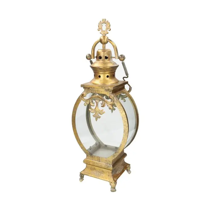 Lantern - Glass, Iron - 68 cm
