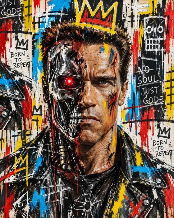 Terminator ( 1984 ) - " Hasta la Vista, Basquiat! " - Artbox