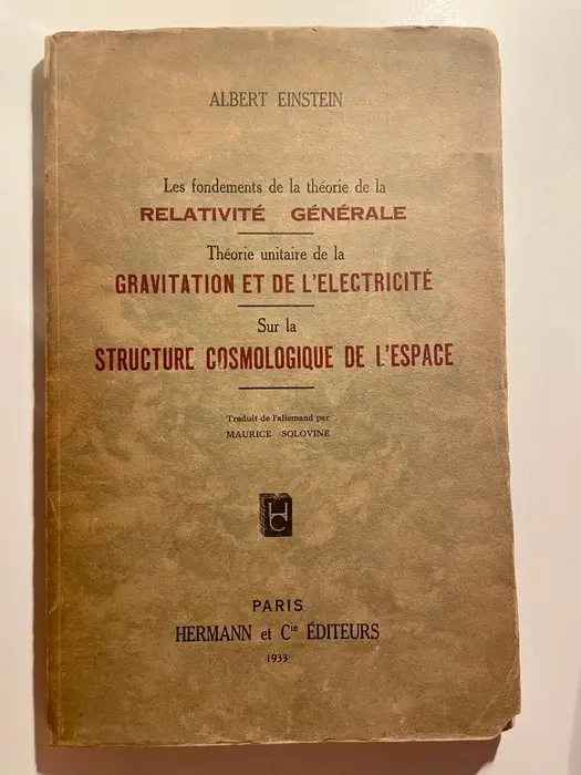 Albert Einstein; Maurice Solovine - Les fondements de la...