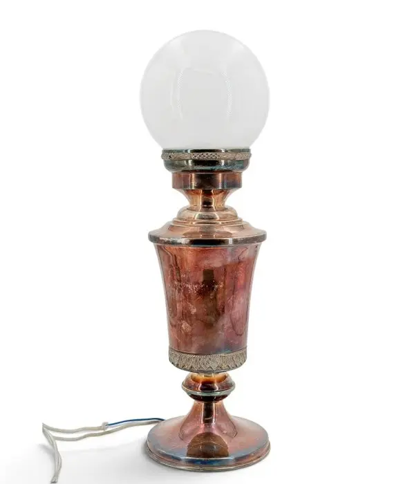 Table lamp - Classical Amphora - Silver plated brass