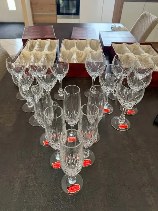 Champagne glass - Crystal - Cristal de Loraine
