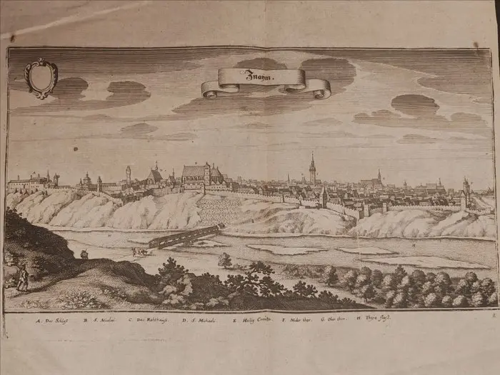 Czechia - Znojmo / Southern Moravia; Matthäus Merian il...
