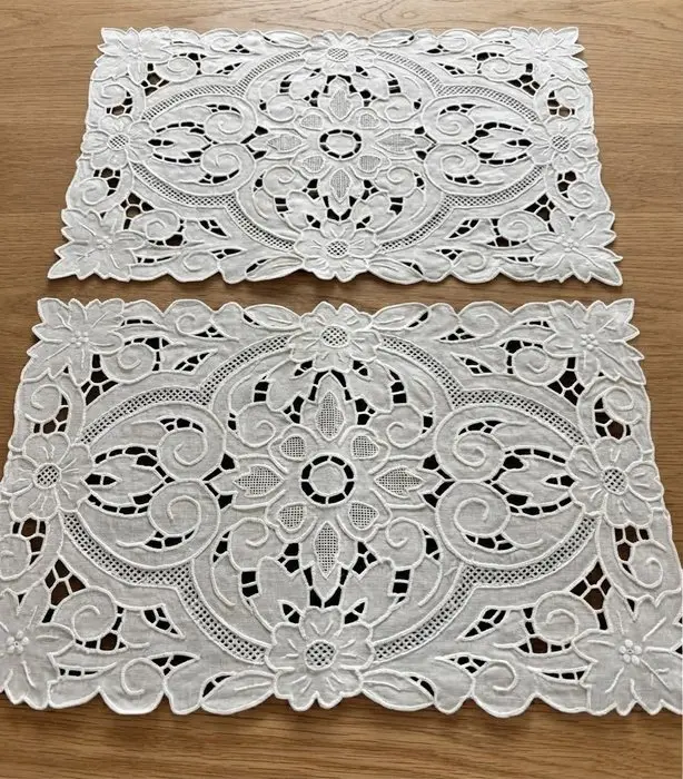 Embroidery (2) - 41 cm - 26 cm - Carved decorations