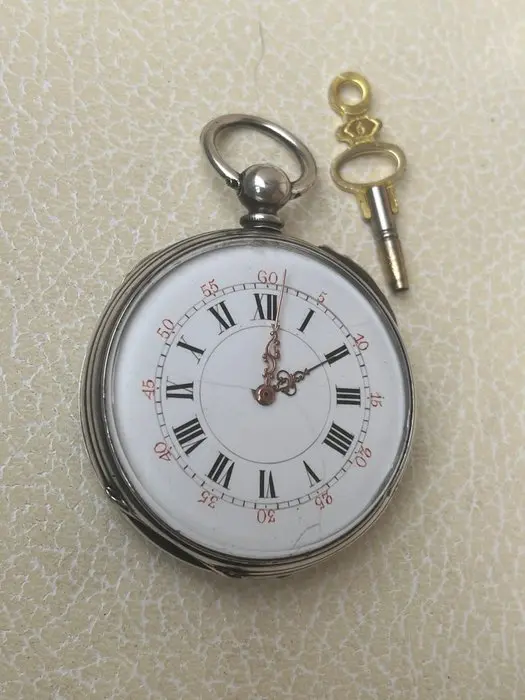 Gousset argent - 1850-1900