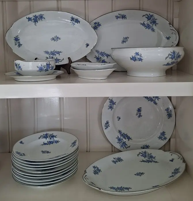 Limoges - F. Legrand & Cie - vintage - Table service (18) - Porcelain