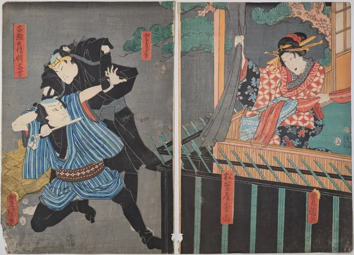Toyokuni III · Nezumi Kozō Play by Mokuami · Ichikawa...