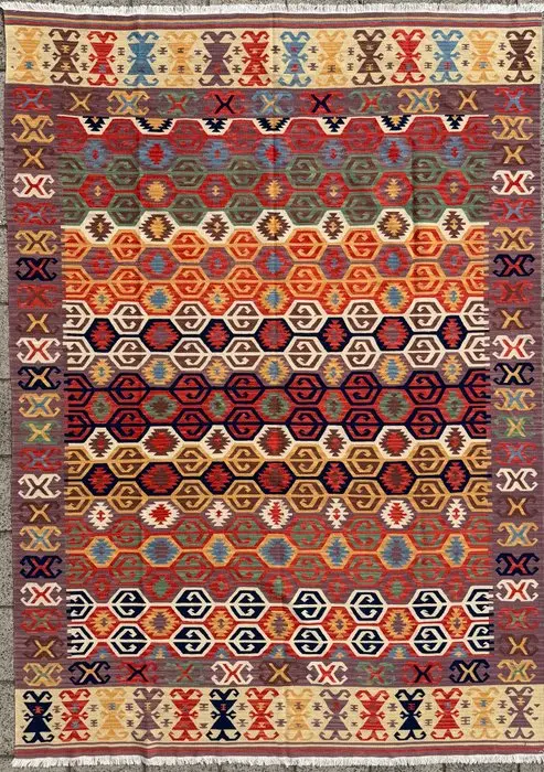 Chirwan kilim - unused - handwoven - wool - Kelim - 299 cm - 211 cm