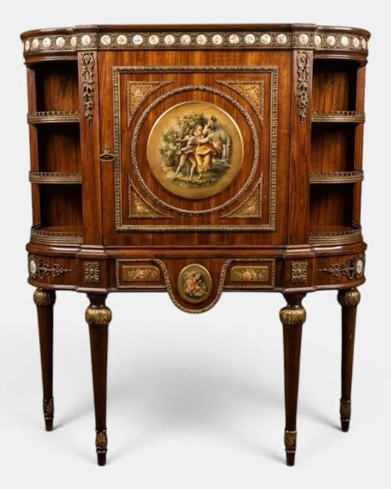 Credenza - Wood, Ceramic, Bronze