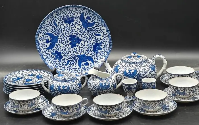 Dai Nippon - Tea service - Phoenix volant - Bone china