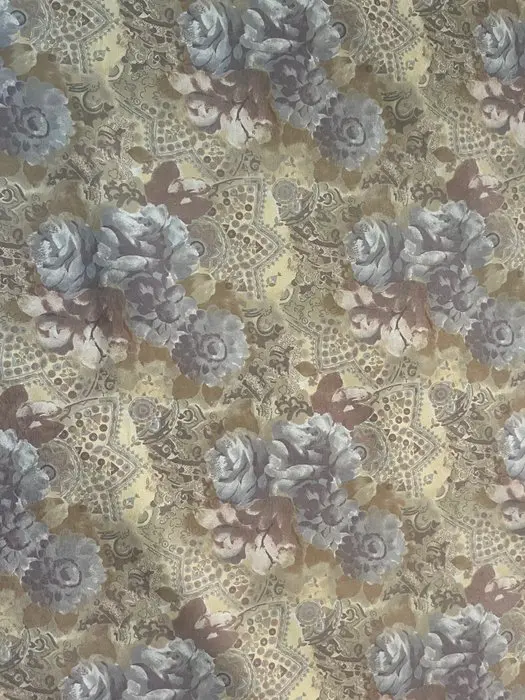 Wonderful 100% cotton floral fabric - Textile - 600 cm - 145 cm