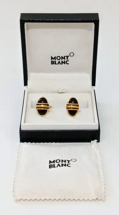 Montblanc - Gold-plated - Cufflinks