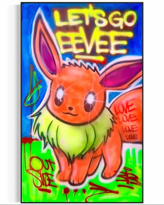 Outside313 - Let's go Eevee - Pokémon Spraypaint