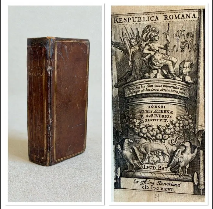 [Elzevir] Petrus Scriverius - Respublica Romana - 1626