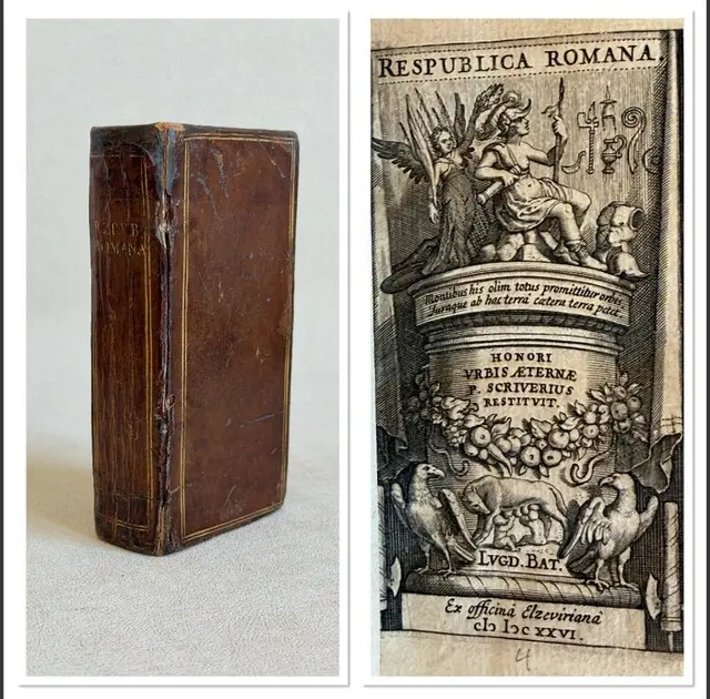 [Elzevir] Petrus Scriverius - Respublica Romana - 1626