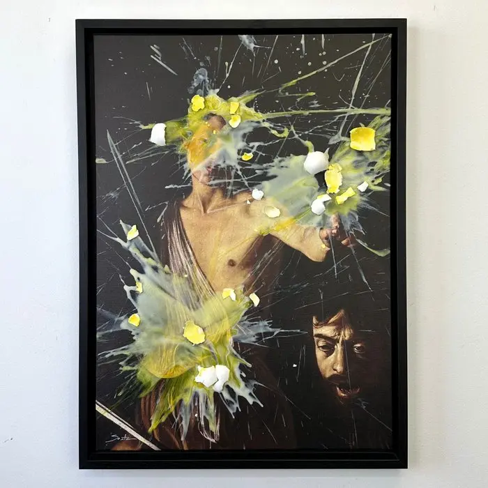 Santicri - Desecrated, Davide con la testa di Golia