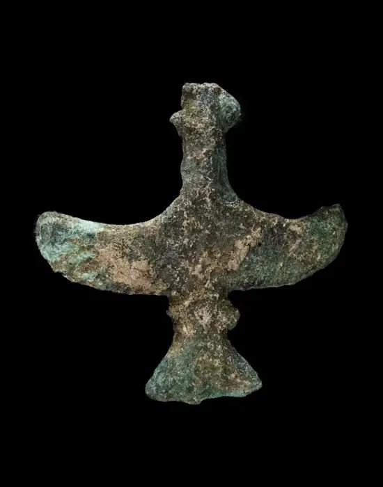 Ancient Chinese - Very rare bird applique - Dian Culture...
