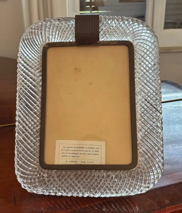 Murano - Picture frame - Murano glass - Vintage Murano frame