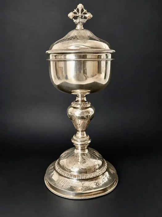 Ciborium - Vermeil, .950 silver - 1800-1850 - Neoclassical ciborium