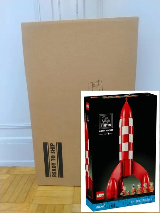 LEGO Set - 21367 - Ideas (CUUSOO) - Tintin Moon Rocket