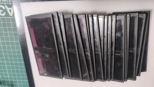 desconocido - Lote de 21 placas fotográficas...