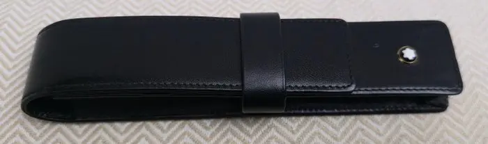 Montblanc - mont blanc funda de piel pluma boligrafo...