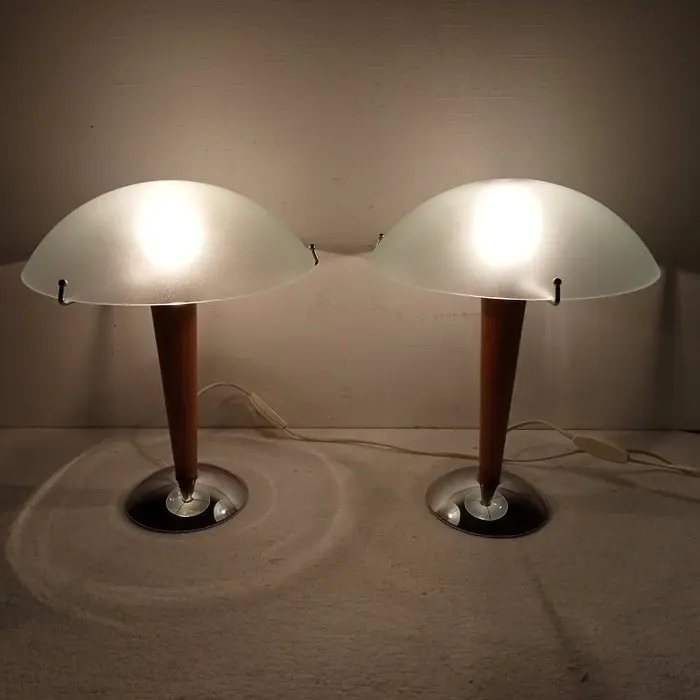IKEA - Table lamp (2) - Kvintol B9503 - satin glass with...