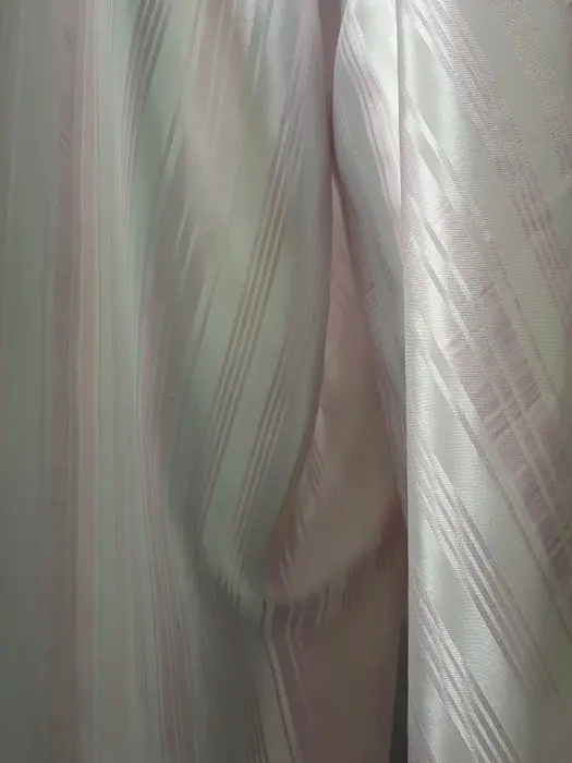 Wonderful vertical-striped fabric in silk blend. - Textile - 600 cm - 320 cm